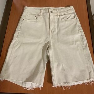 H&M Beige Bermuda Shorts